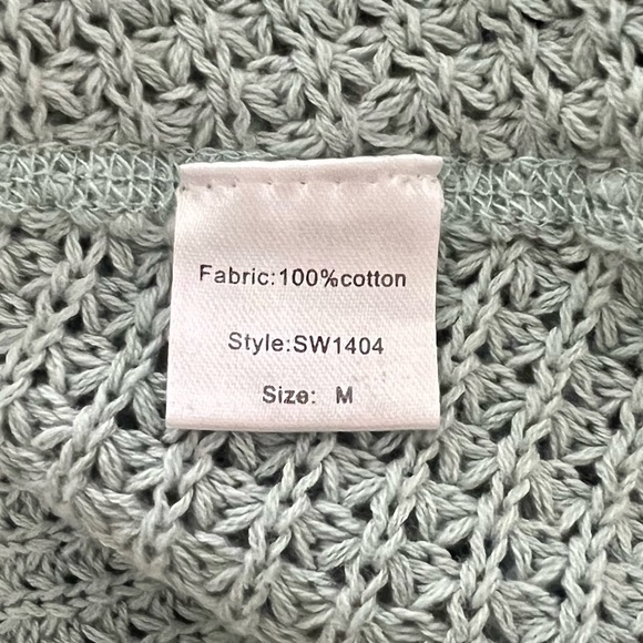 Elan Cold Shoulder Boho Style Sweater - Picture 6 of 7